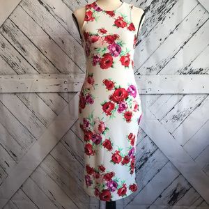 Iris stretchy floral dress